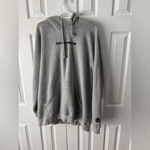 Rastaclat Sweatshirt / Hoodie | XL | “Seek The Positive” | Heather Gray | Lion